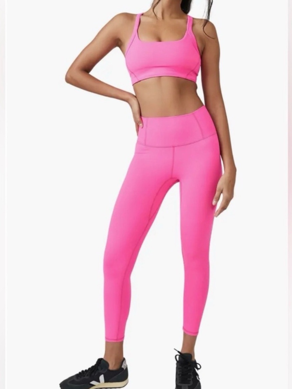 Free People Never Better Legging in Hot Pink